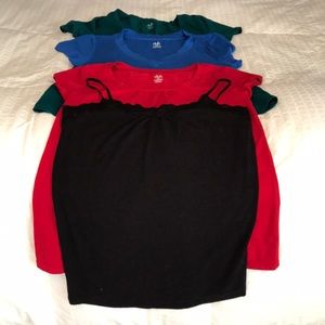 Four DUO Maternity Tops (small & medium)